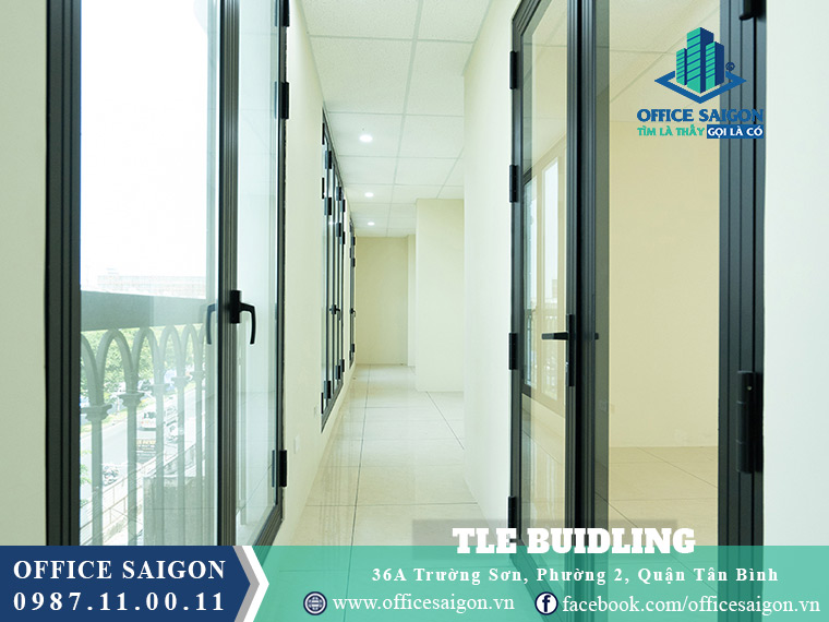 Hành lang toà nhà TLE Building đường Trường Sơn