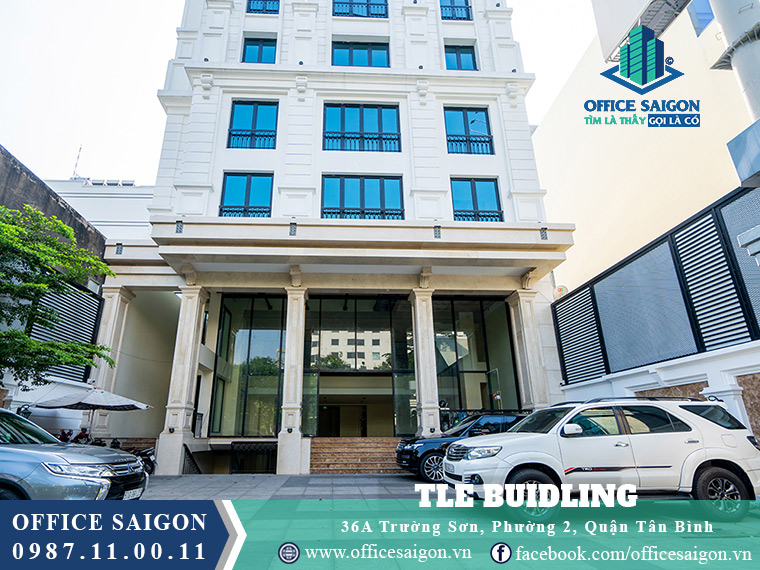 Mặt tiền toà nhà TLE Building quận Tân Bình