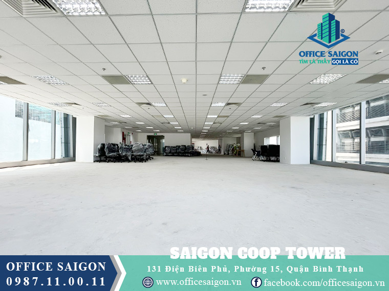 Diện tích toà nhà Saigon Coop Tower Điện Biên Phủ