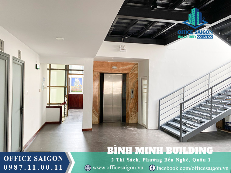 Thang máy toà nhà Bình Minh Building đường Thi Sách Quận 1