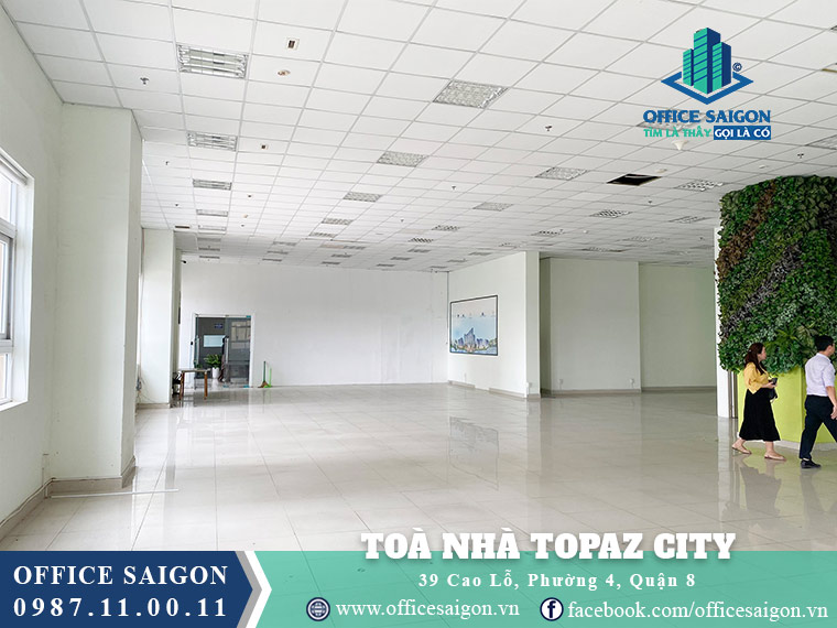 Mặt bằng cho thuê toà nhà Topaz City quận 8