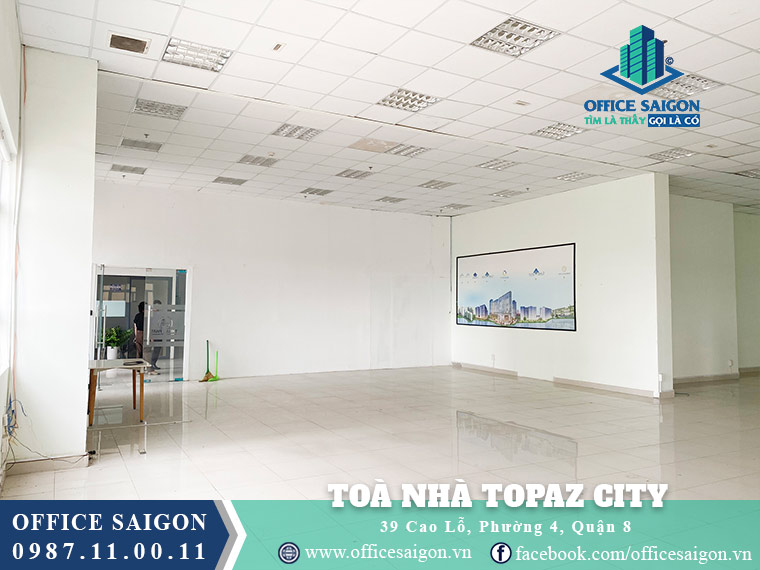 Mặt bằng cho thuê toà nhà Topaz City quận 8