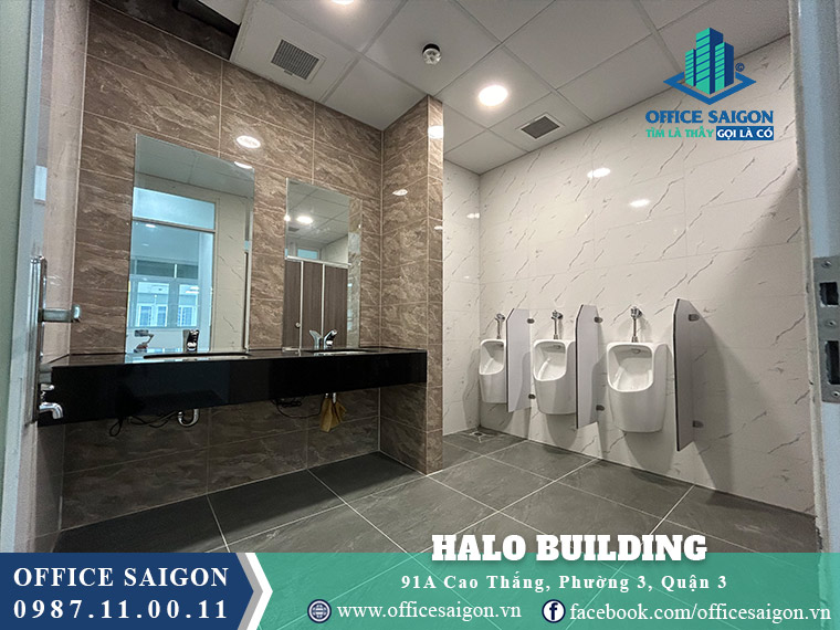 Toilet toà nhà Văn Phòng Cho Thuê Halo Building Cao Thắng Quận 3