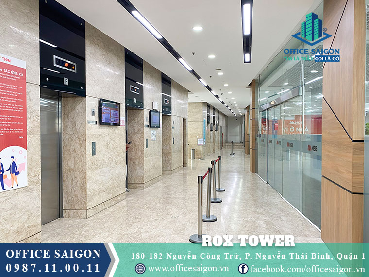 Thang máy toà nhà Rox Tower Nguyễn Công Trứ Quận 1