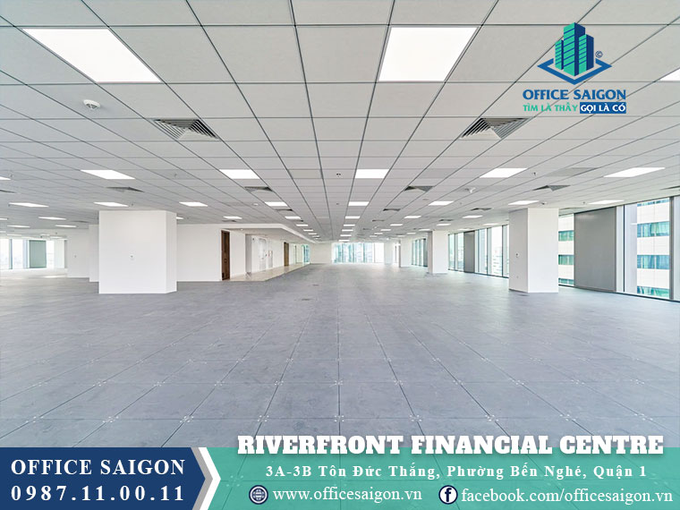 Diện tích cho thuê toà nhà Riverfront Financial Centre đường Tôn Đức Thắng Quận 1