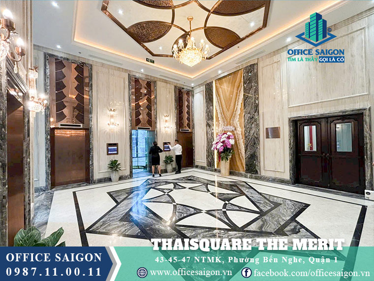 Thang máy toà nhà Thaisquare The Merit Nguyễn Thị Minh Khai Quận 1