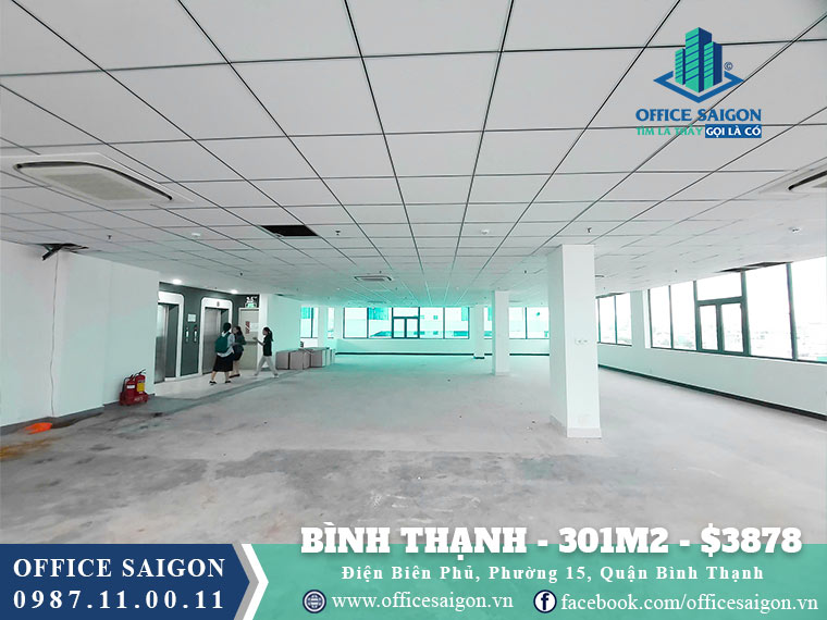 Thuê văn phòng Quận Bình Thạnh - 301m2