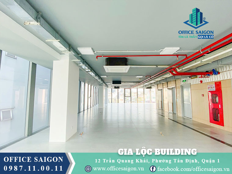 Mặt bằng cho thuê toà nhà Gia Lộc Building Trần Quang Khải Quận 1