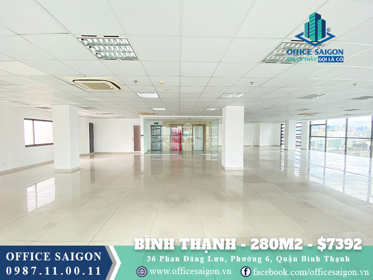 Thuê văn phòng Quận Bình Thạnh - 280m2