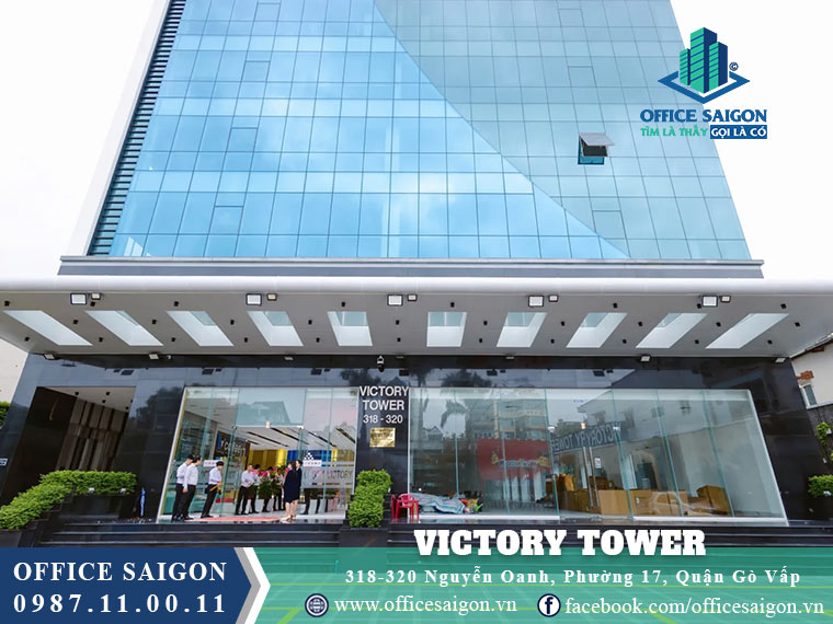 Mặt tiền toà nhà Victory Tower quận Gò Vấp