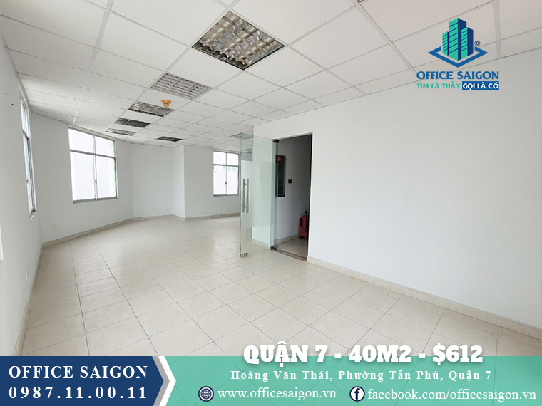 Thuê văn phòng Quận 7 - 40m2