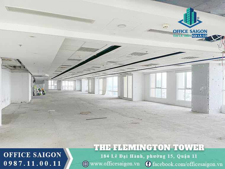 Mặt bằng giá tốt tại văn phòng cho thuê Flemington tower quận 11