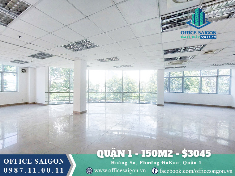 Thuê văn phòng Quận 1 - 150m2