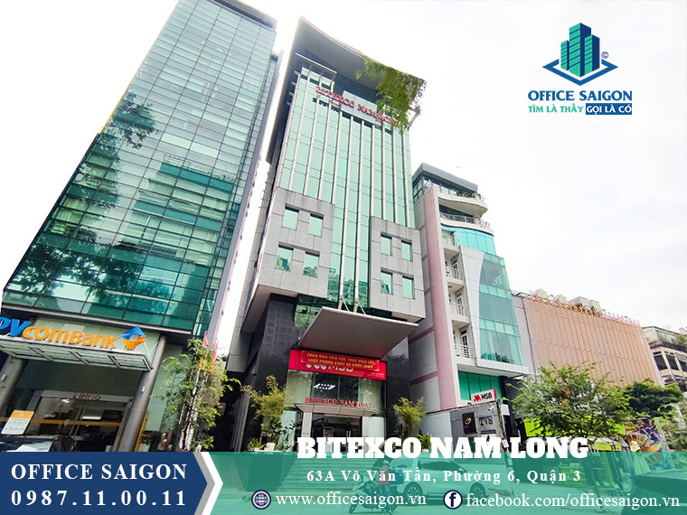 Cho thuê văn phòng tại tòa nhà Bitexco Nam Long Building quận 3