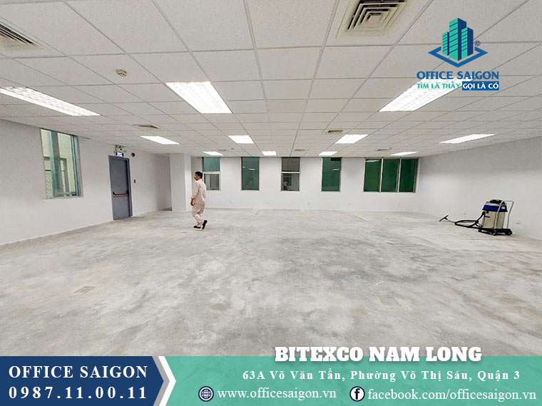 Mặt bằng cho thuê văn phòng Bitexco Nam Long Building quận 3