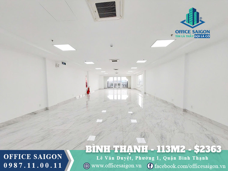 Thuê văn phòng Quận Bình Thạnh - 113m2