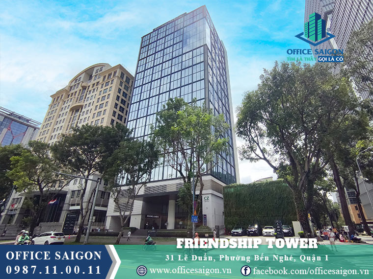 Văn phòng cho thuê tại tòa nhà Friendship tower quận 1