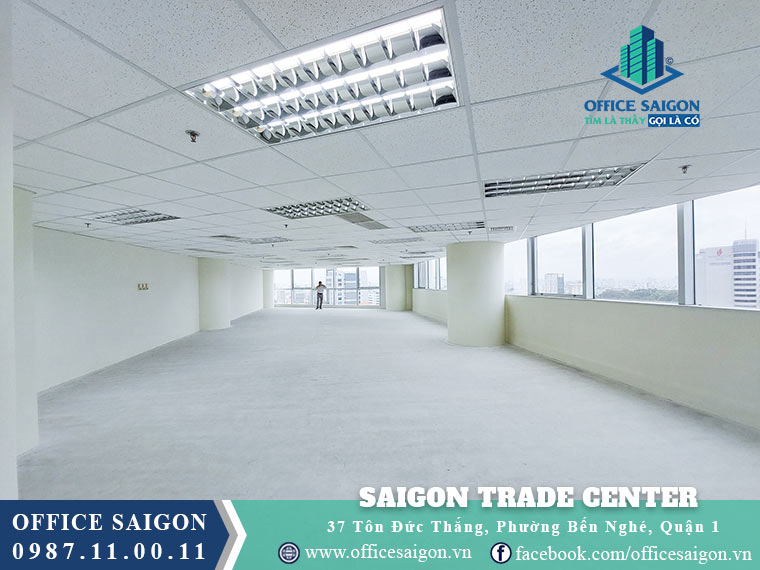 Diện tích đang cho thuê tại tòa nhà Saigon Trade Center tower