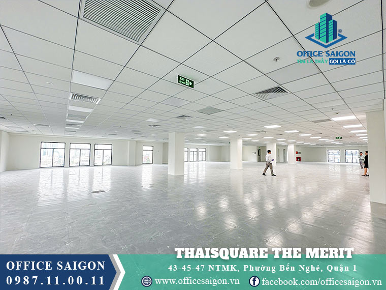 Mặt bằng toà nhà Thaisquare The Merit Nguyễn Thị Minh Khai Quận 1