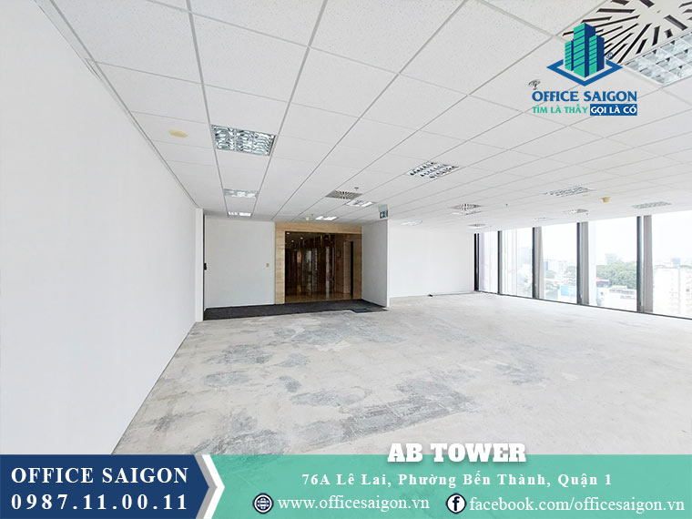 Sàn trống toà nhà AB Tower đường Lê Lai Quận 1