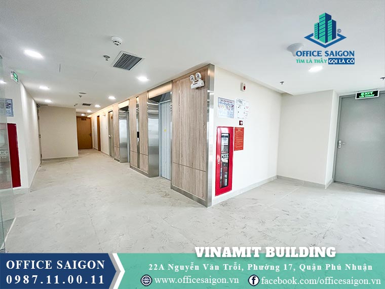 Thang máy toà nhà Vinamit Building đường Nguyễn Văn Trỗi 