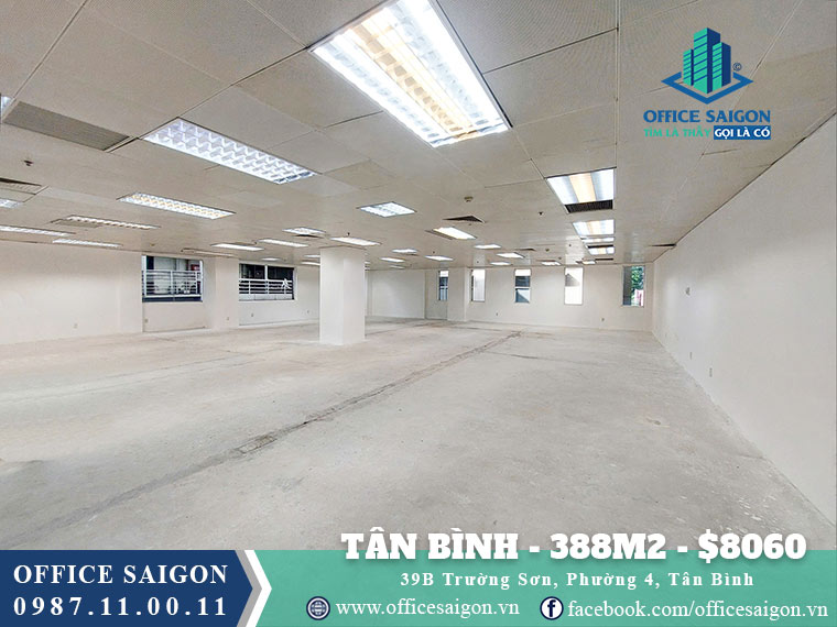 Thuê văn phòng Quận Tân Bình - 388m2