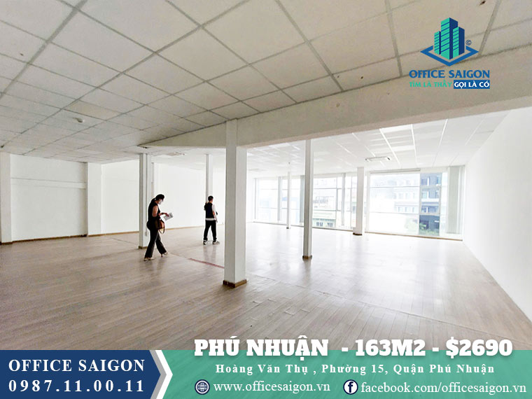 Thuê văn phòng Quận Phú Nhuận - 163m2