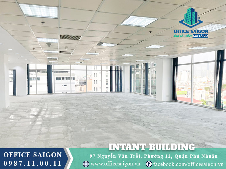 Diện tích cho thuê toà nhà Intant Building Quận Phú Nhuận