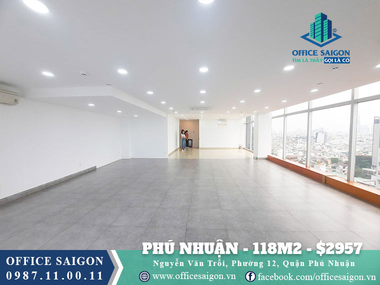 Thuê văn phòng Quận Phú Nhuận - 118m2