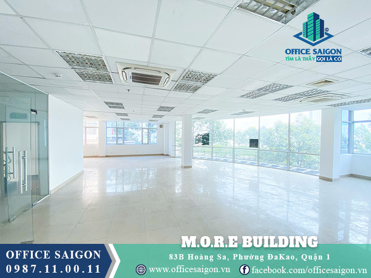 Mặt bằng toà nhà M.O.R.E Building đường Hoàng Sa Quận 1