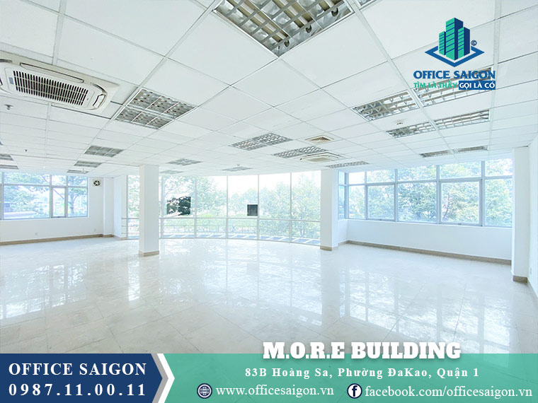 Diện tích toà nhà M.O.R.E Building đường Hoàng Sa Quận 1