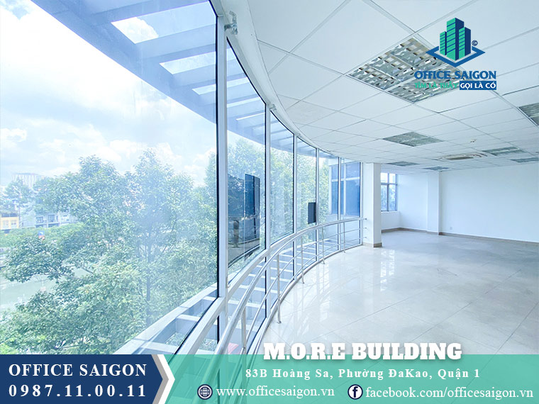 Diện tích toà nhà M.O.R.E Building đường Hoàng Sa Quận 1