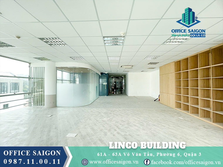 Diện tích cho thuê toà nhà Linco Building Võ Văn Tần Quận 3