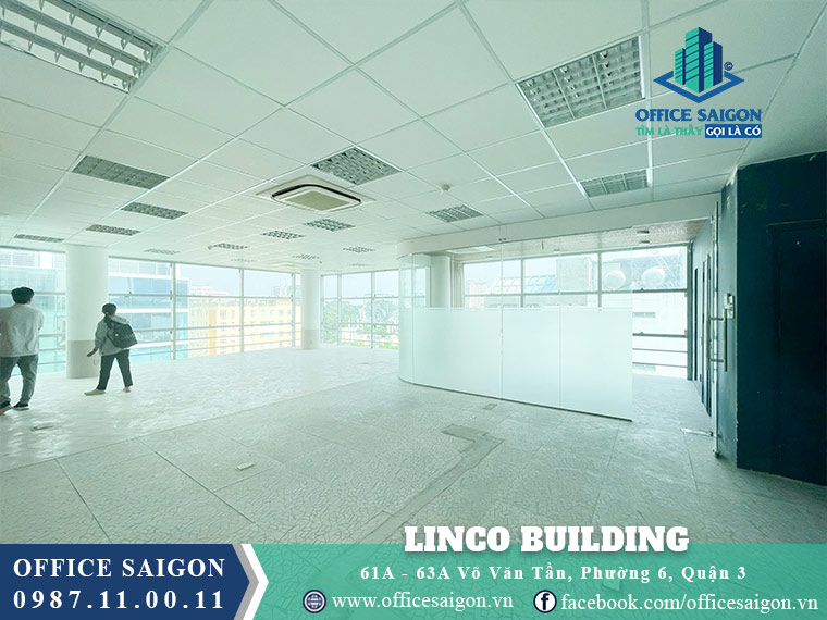 Sàn toà nhà Linco Building Võ Văn Tần Quận 3