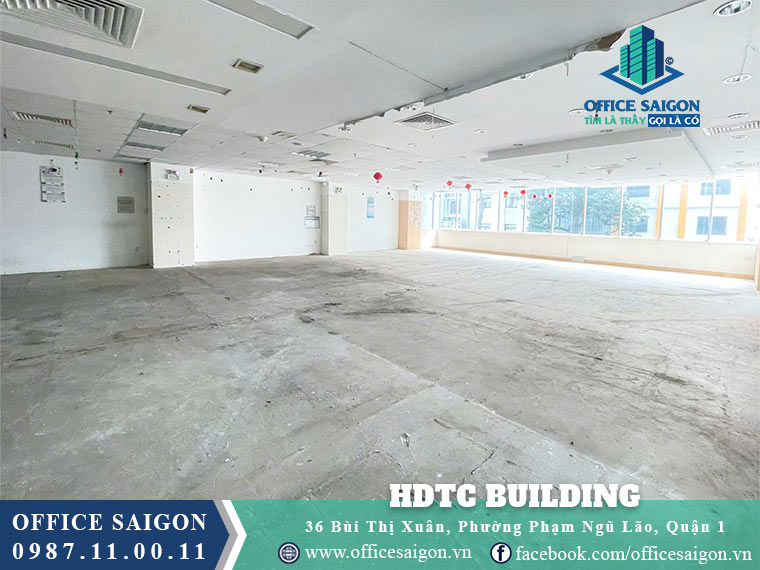 Mặt bằng toà nhà HDTC Building quận 1