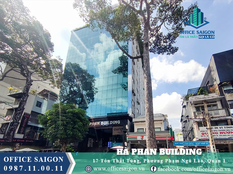 View tổng quan tòa nhà Hà Phan building quận 1