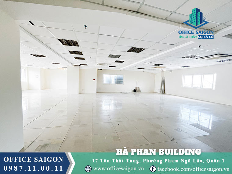 Mặt bằng tòa nhà Hà Phan building Quận 1