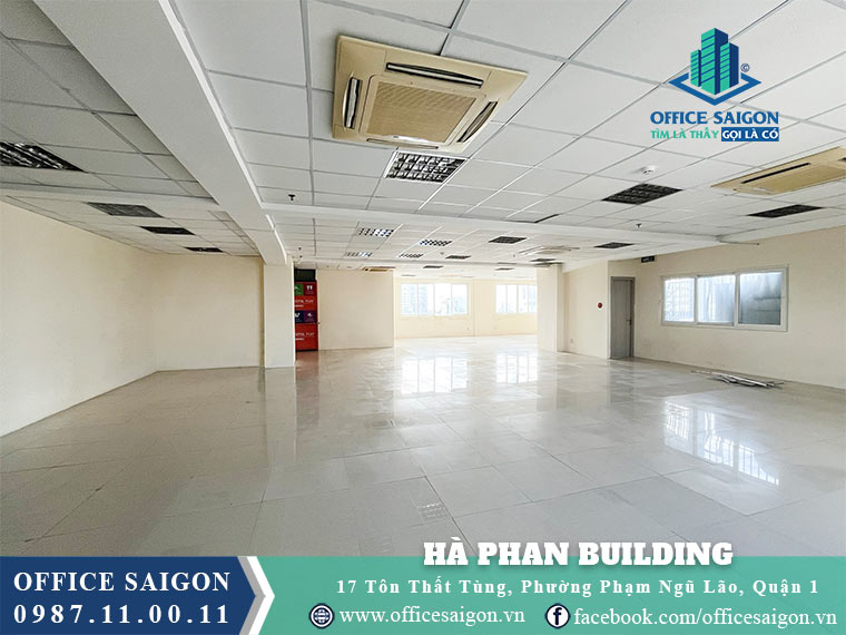 Diện tích toà nhà Hà Phan Building Quận 1