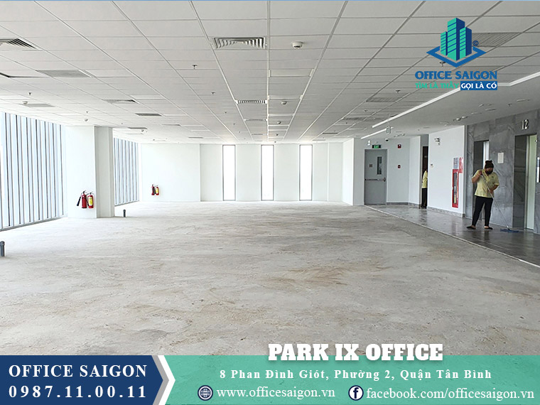 Diện tích toà nhà Park Ix Office Quận Tân Bình