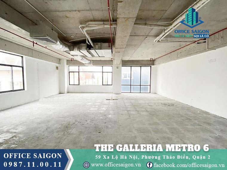 Diện tích toà nhà The Galleria 6 Metro Quận 2