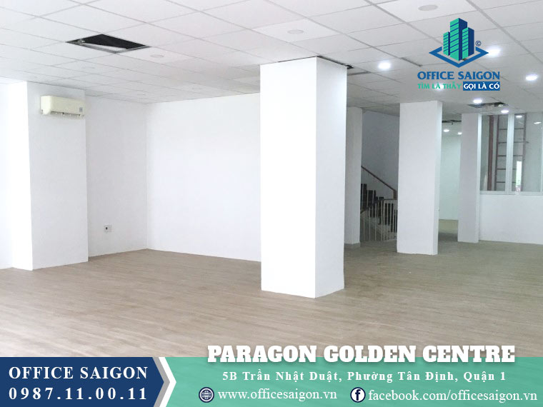 Diện tích cho thuê toà nhà Paragon Golden Centre Quận 1 