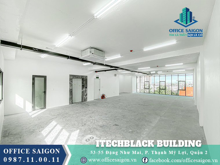 Sàn trống  tòa nhà iTechBlack Building Quận 2