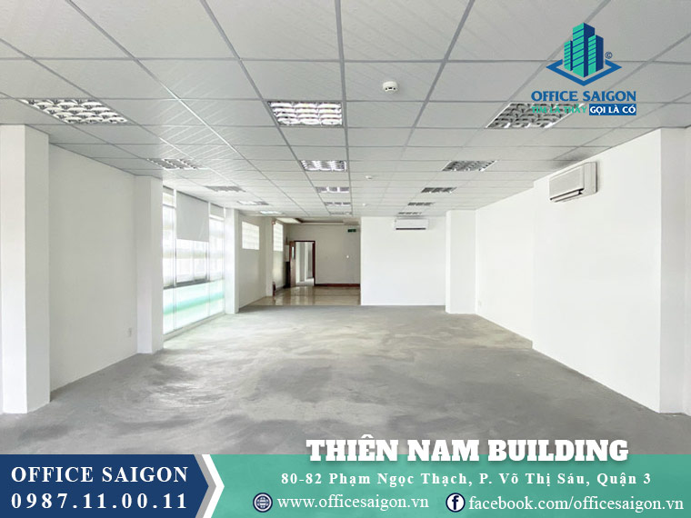 Diện tích toà nhà Thiên Nam Building đường Phạm Ngọc Thạch Quận 3