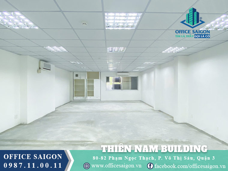 Diện tích toà nhà Thiên Nam Building đường Phạm Ngọc Thạch Quận 3