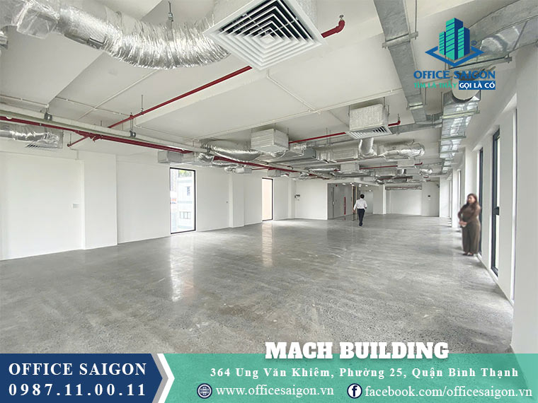 Diện tích tòa nhà Mach Building 364 Ung Văn Khiêm