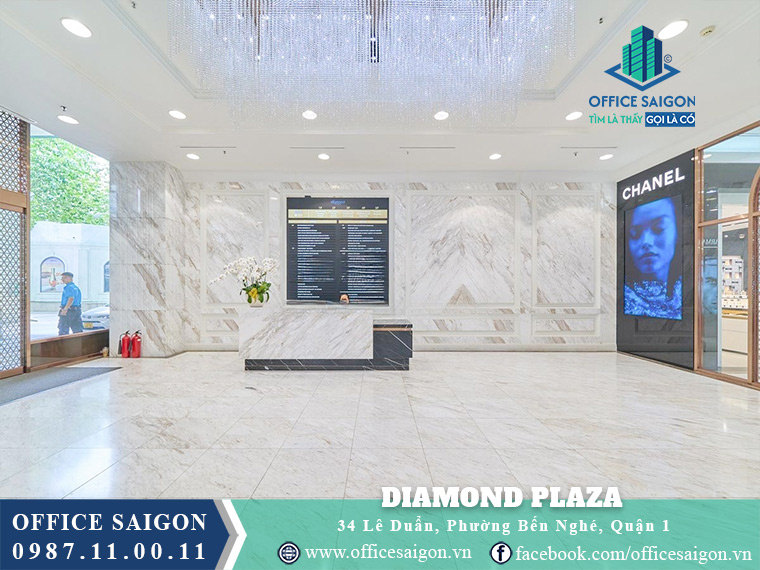 Lễ tân toà nhà Diamond Plaza Lê Duẩn