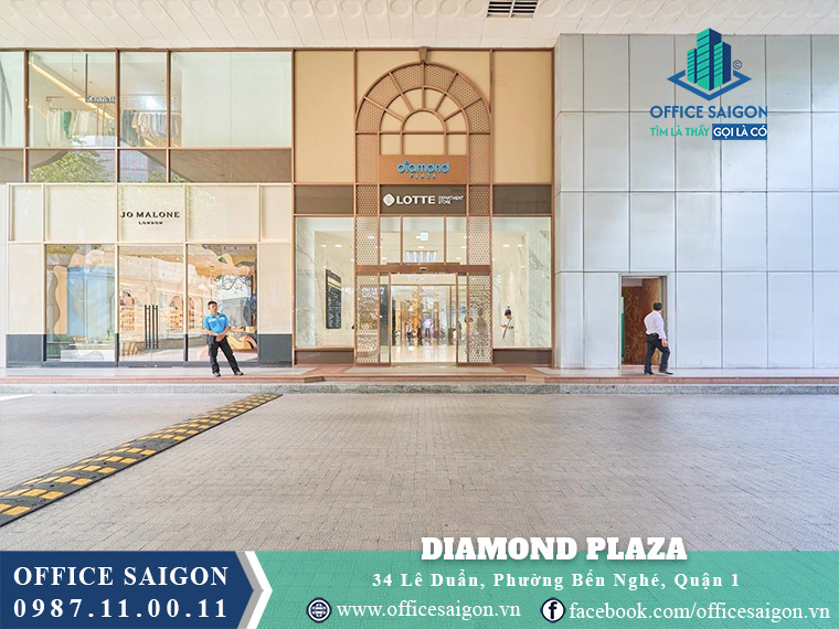 Lối vào toà nhà Diamond Plaza Lê Duẩn