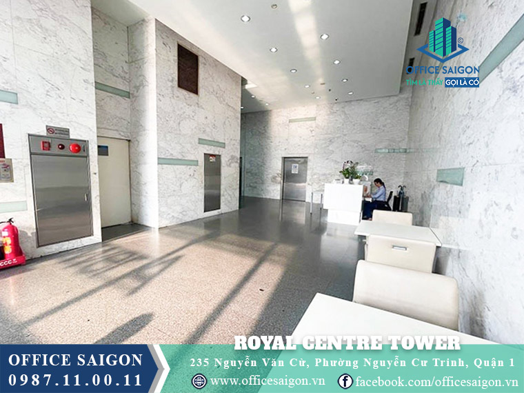 Lễ tân toà nhà Royal Centre Tower Quận 1