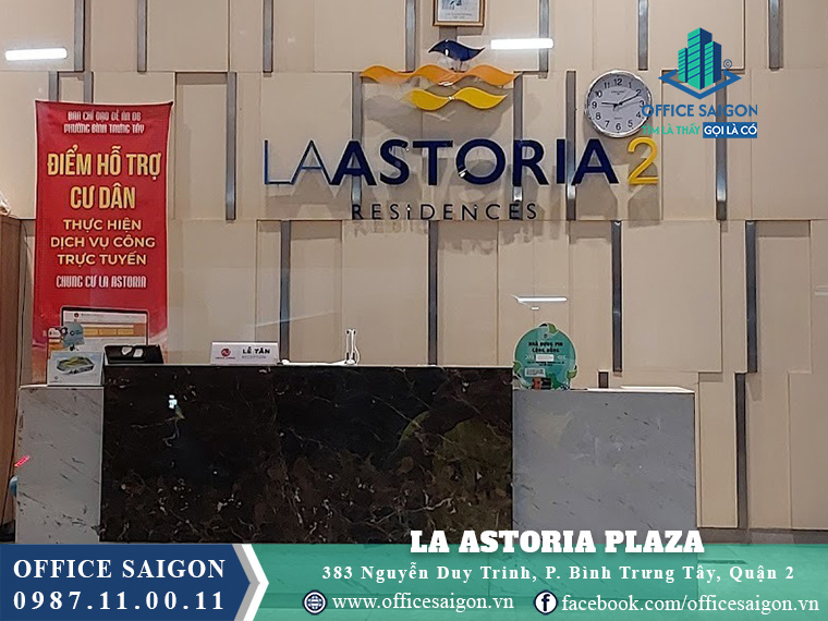 Lễ tân La Astoria Plaza