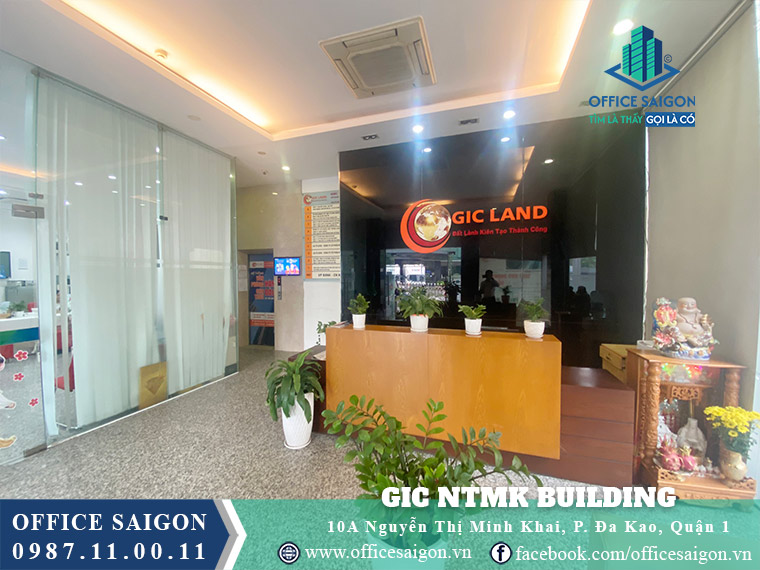 Lễ tân toà nhà GIC Building Nguyễn Thị Minh Khai